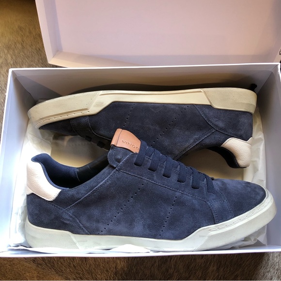 Blue Suede Vince Men's Slip On Sneakers Vince Shoes Vince